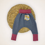 Sarouel bébé évolutif, pantalon doux et pratique