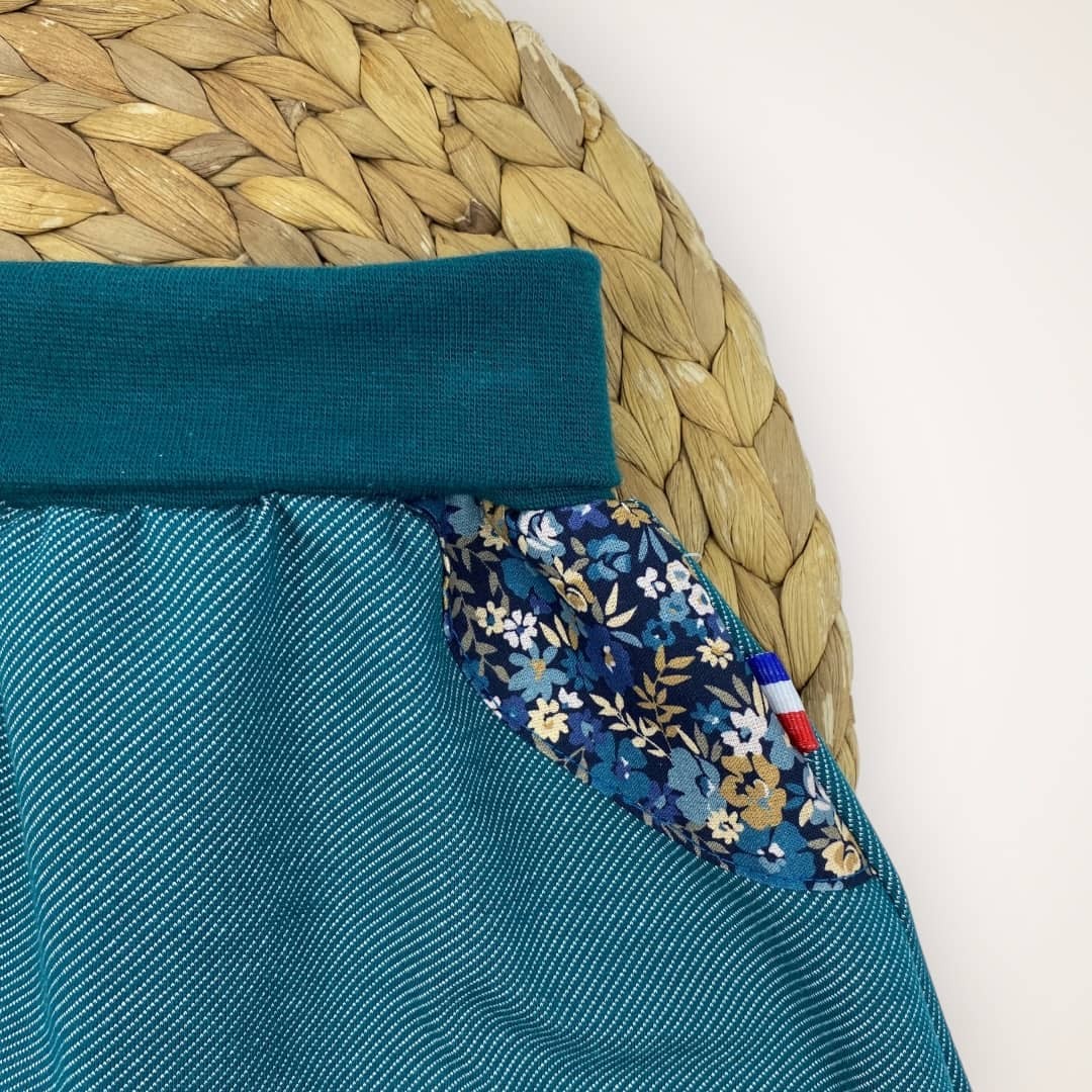 Sarouel bébé évolutif, pantalon doux et pratique