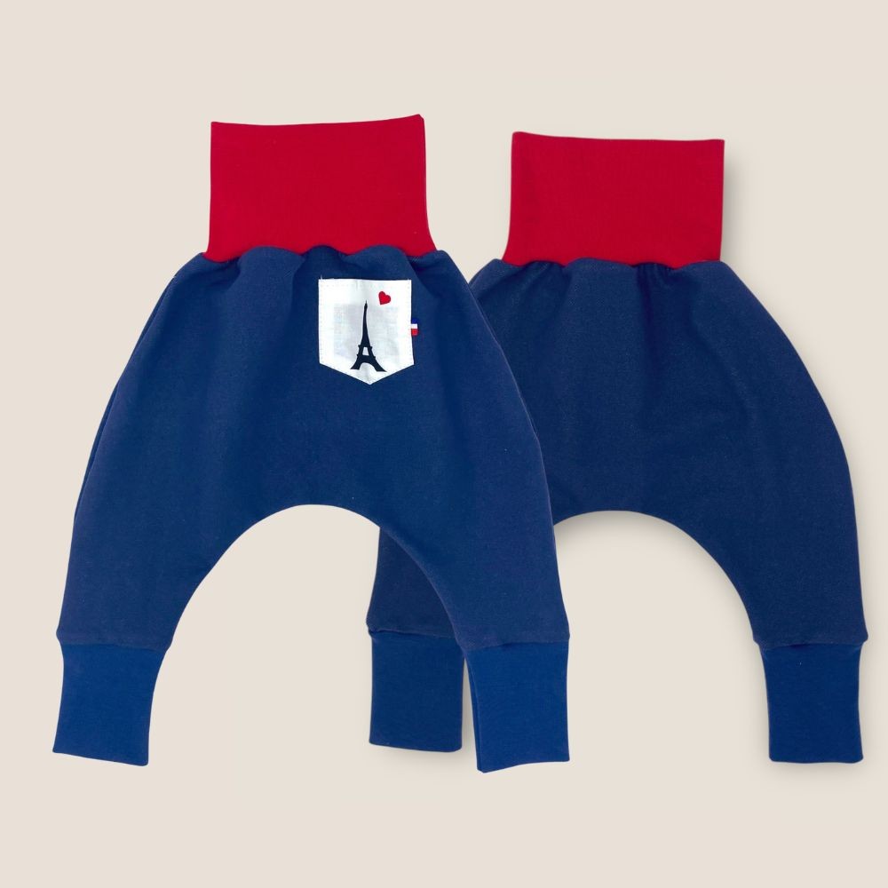 Sarouel bébé évolutif en coton français