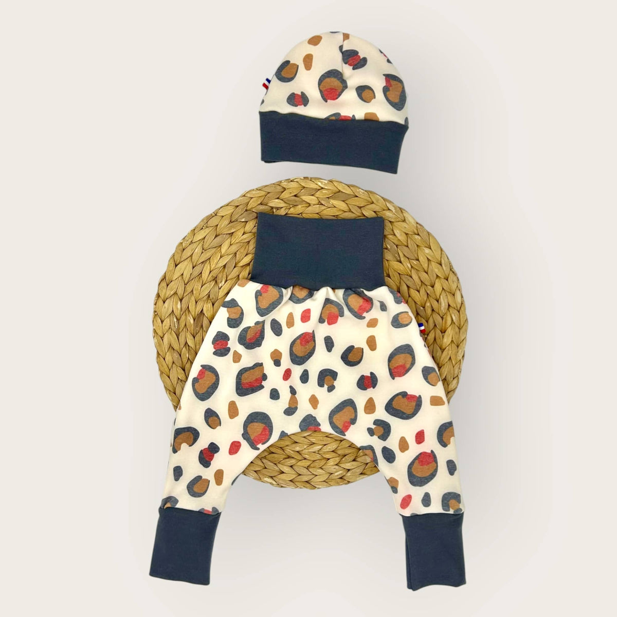 Sarouel hiver bébé molletonné, confection artisanale à Clermont-Ferrand