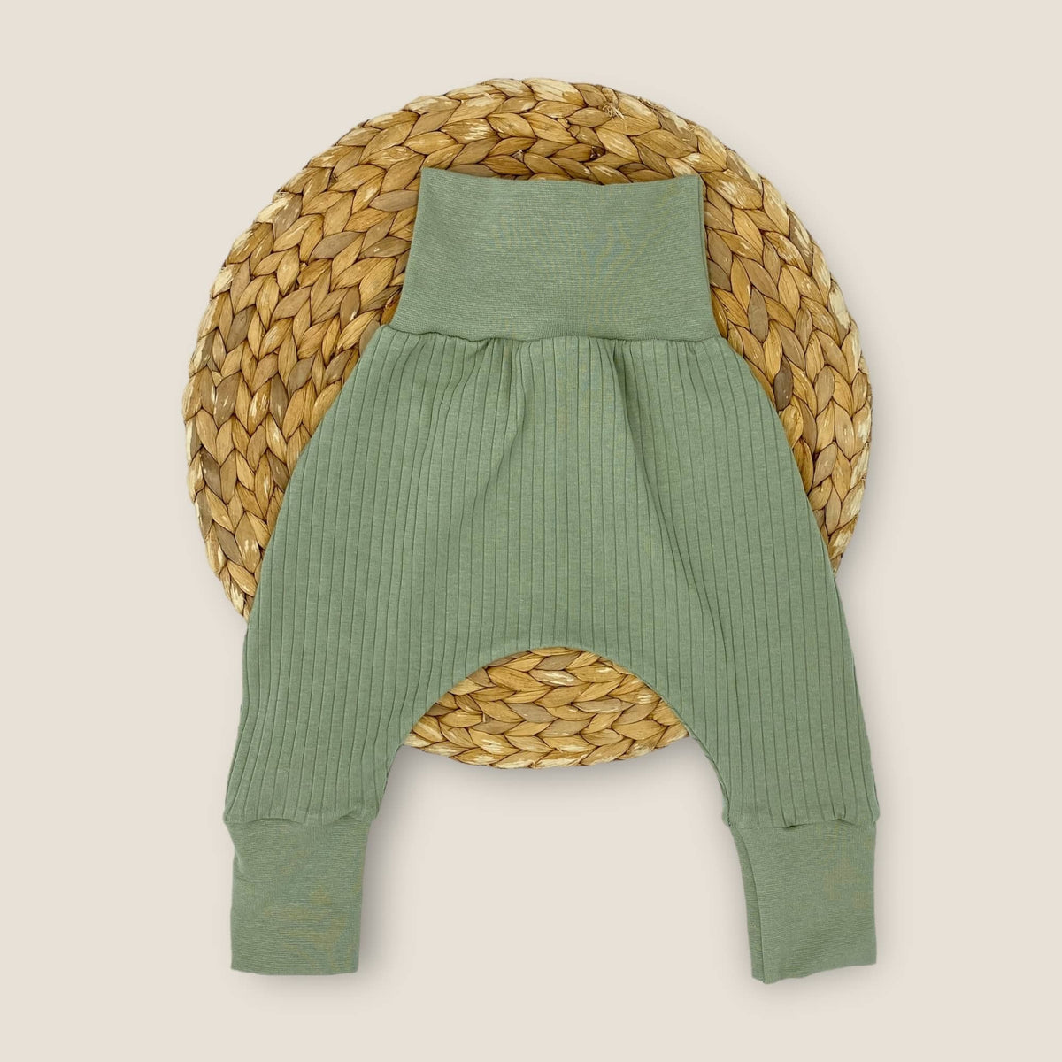 Sarouel évolutif, pantalon bébé fabriqué à la main